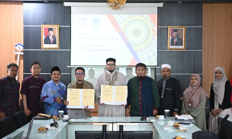 The Imam Foundation Manchester dan IAI Tazkia Tandatangani MoU