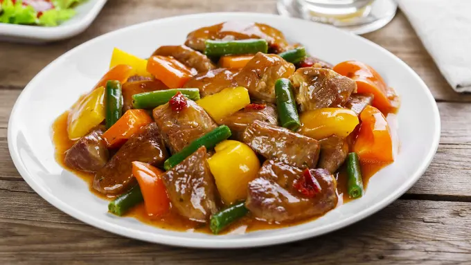 Daging Sengkel Asam Buncis