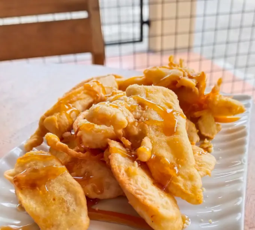 Pisang Goreng Manis Saus Madu