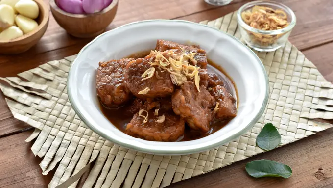 Semur Tempe Kuah Santan Kecap