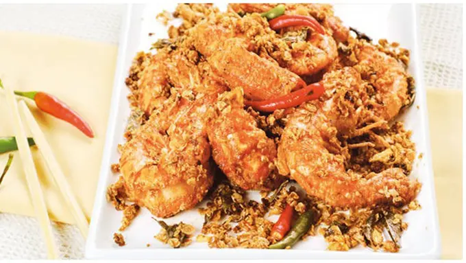 Udang Goreng Oatmeal
